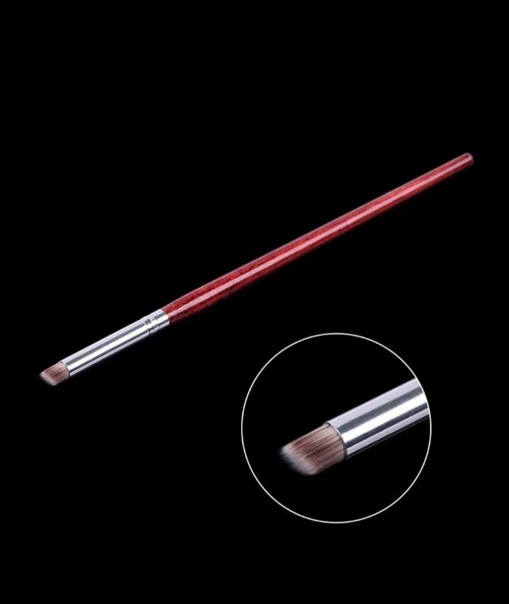 Cọ Omber cán gổ cao cấp, vẽ móng chuyên nghiệp