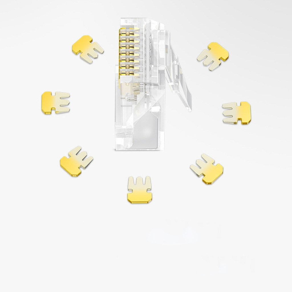 Hạt mạng RJ45 Cat5e 100c/túi  Ugreen 50246 cao cấp