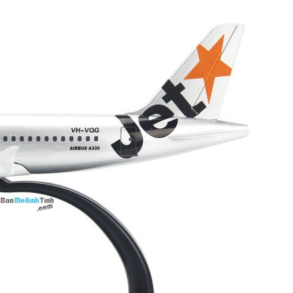 [HCM]Mô hình máy bay Jetstar Airways Airbus A320 20cm Everfly