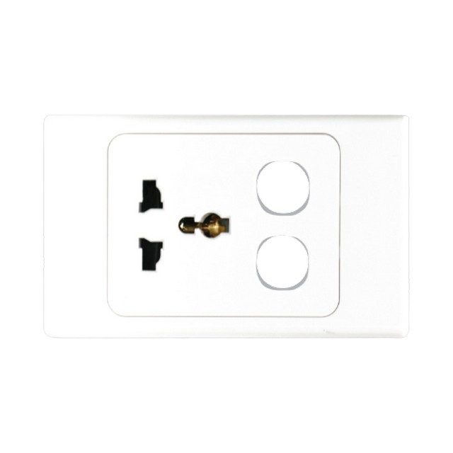 Ổ CẮM ĐƠN ĐA NĂNG 16A KẾT HỢP 2 LỖ A20 PLUS MPE (A20USMXXN)