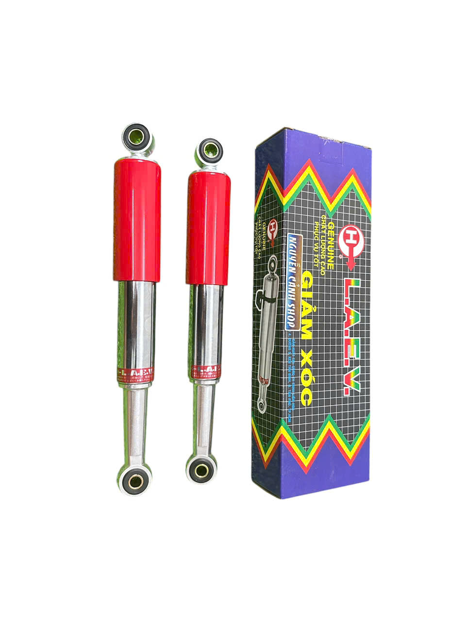 Cặp phuộc sau xe Cub 2-3 tầng LAEV DMC chính hãng
