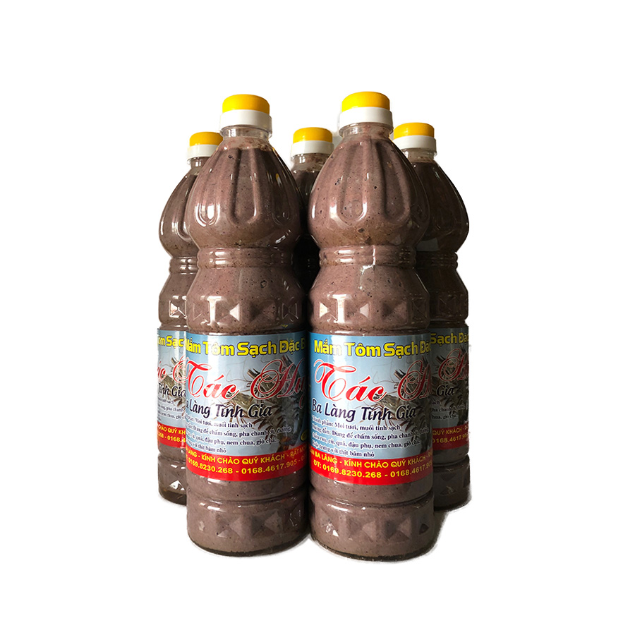 Mắm tôm Ba Làng Thanh Hoá đặc biệt 1kg (1 chai)