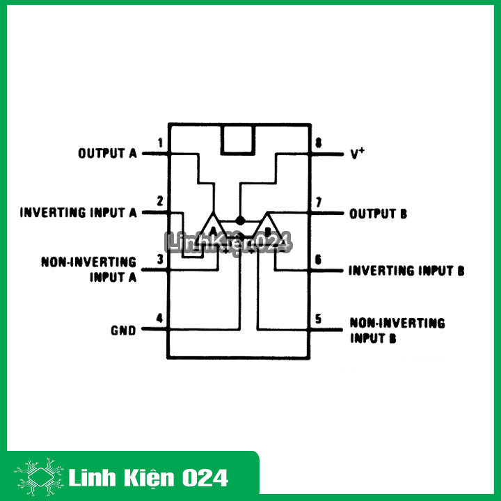 Combo 2 IC LM393 DIP8