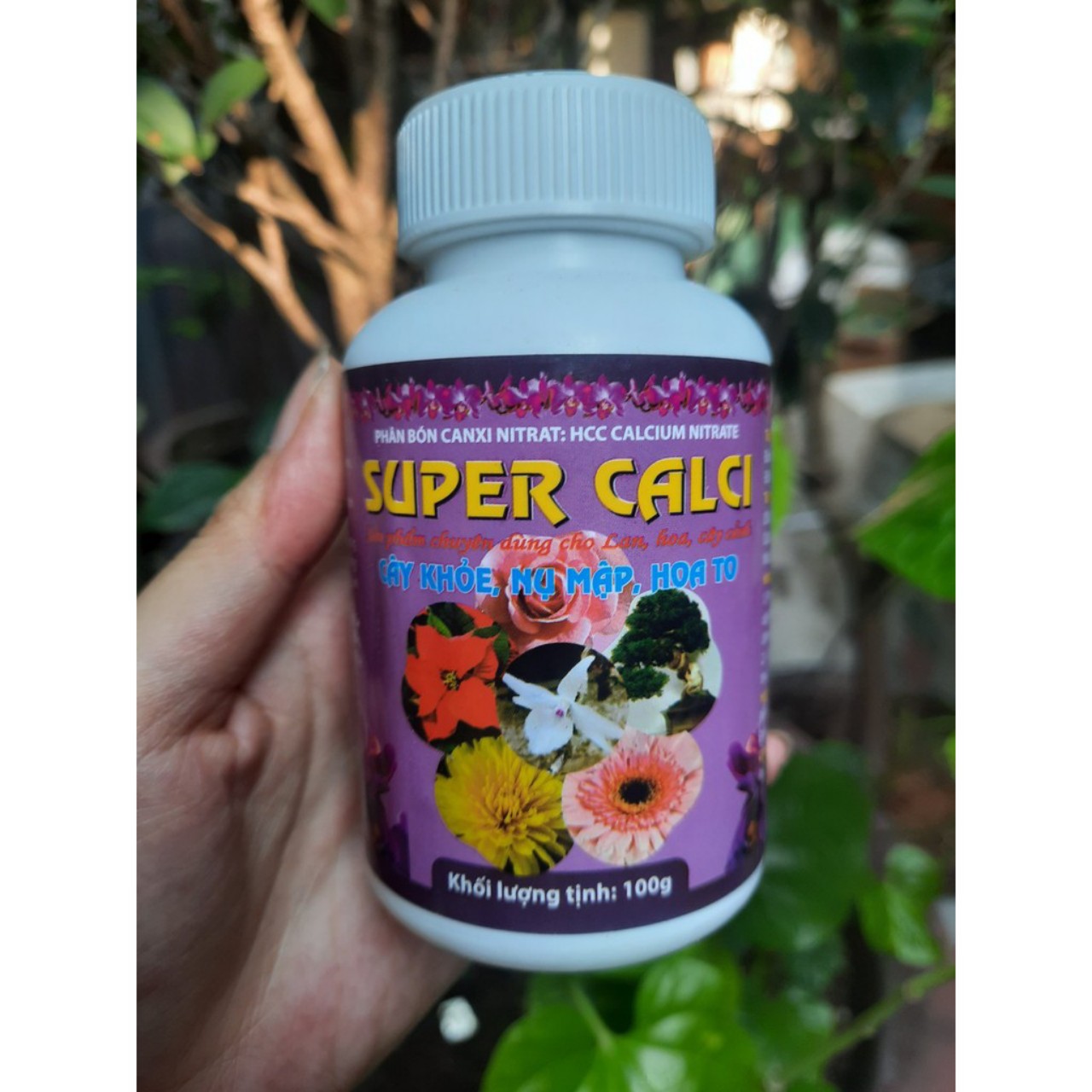 Combo bộ 3 phân bón Super cho hoa lan và cây cảnh (Super Magie, Super Kali, Super Canxi)