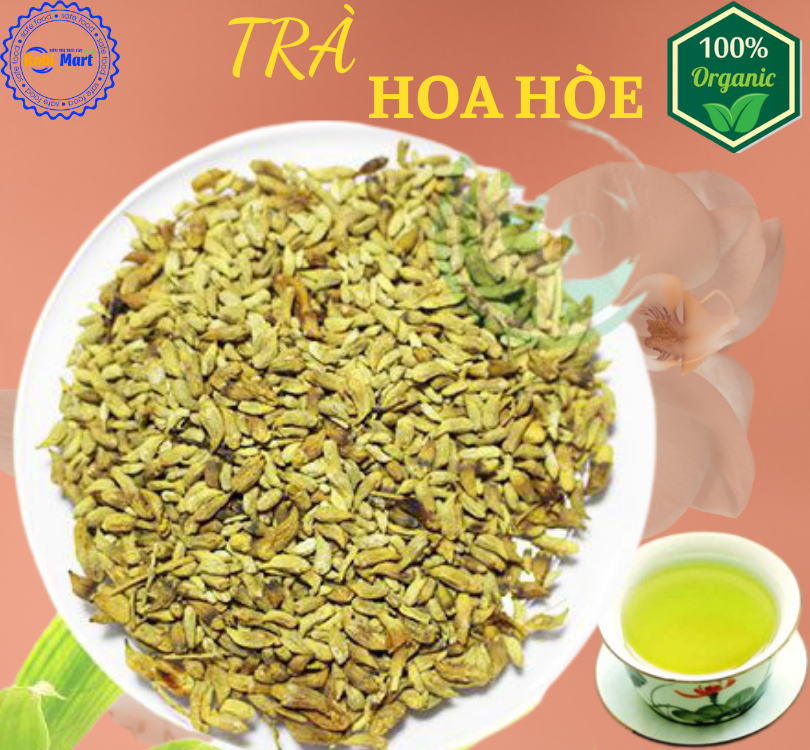 [HCM] Trà hoa hòe sấy lạnh gói 50 gram - Giúp thanh nhiệt ổn định huyết áp