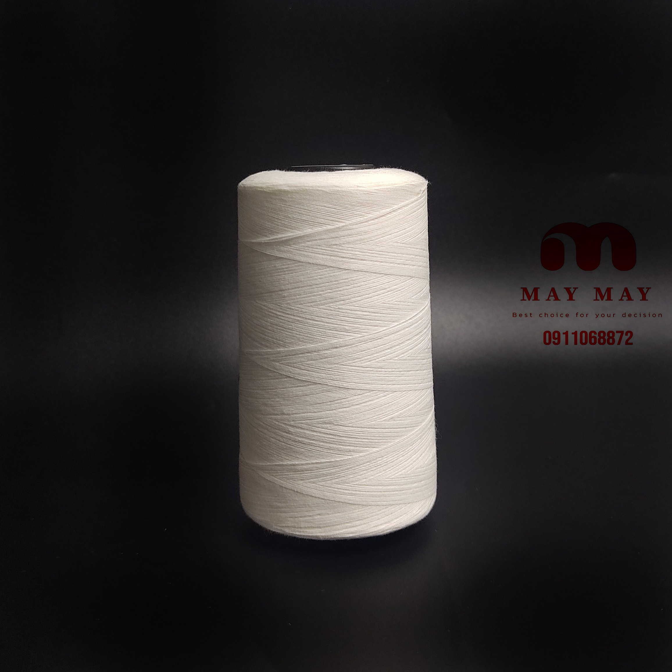 Chỉ may Hansung 5000m màu kem
