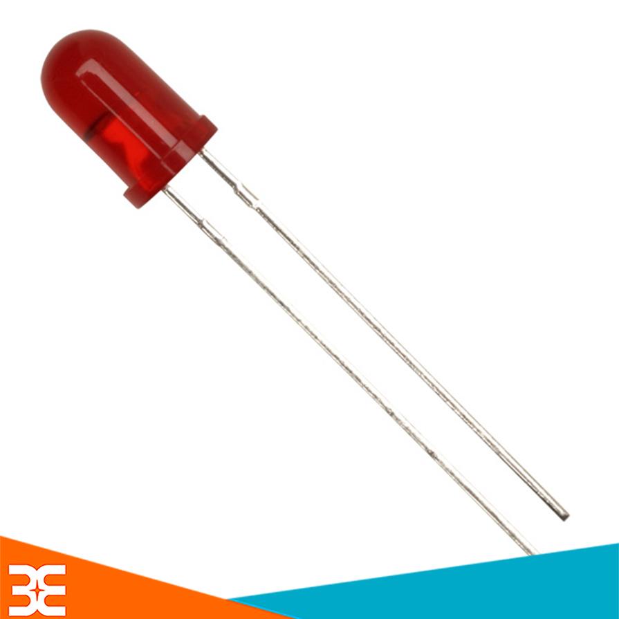 Gói 100 Con Led Phủ Màu 5mm - Đỏ