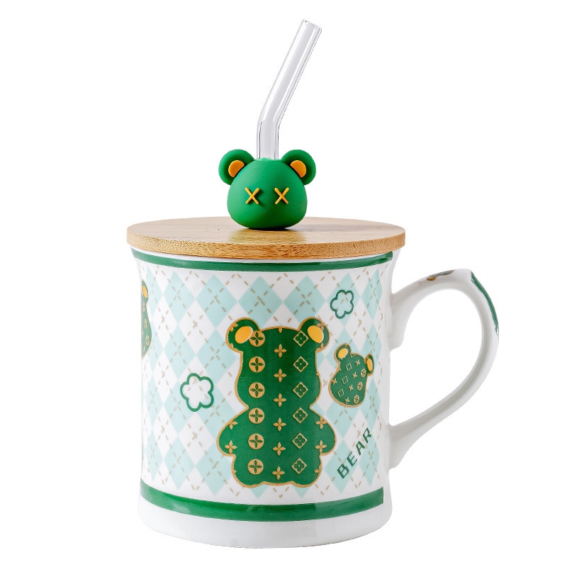 Ly sứ Bearbrik cao cấp sang trọng