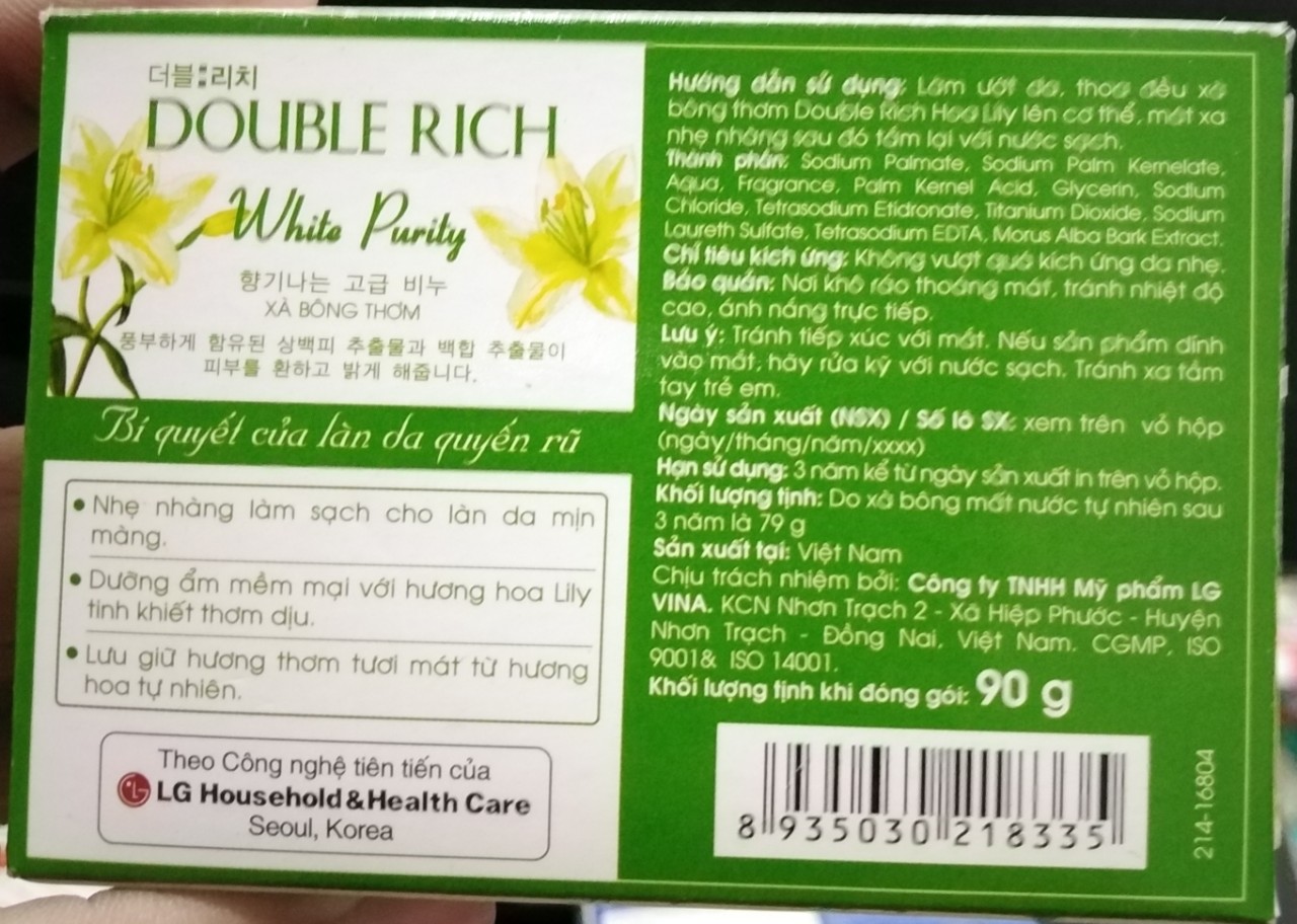 Xà bông Double Rich 90g