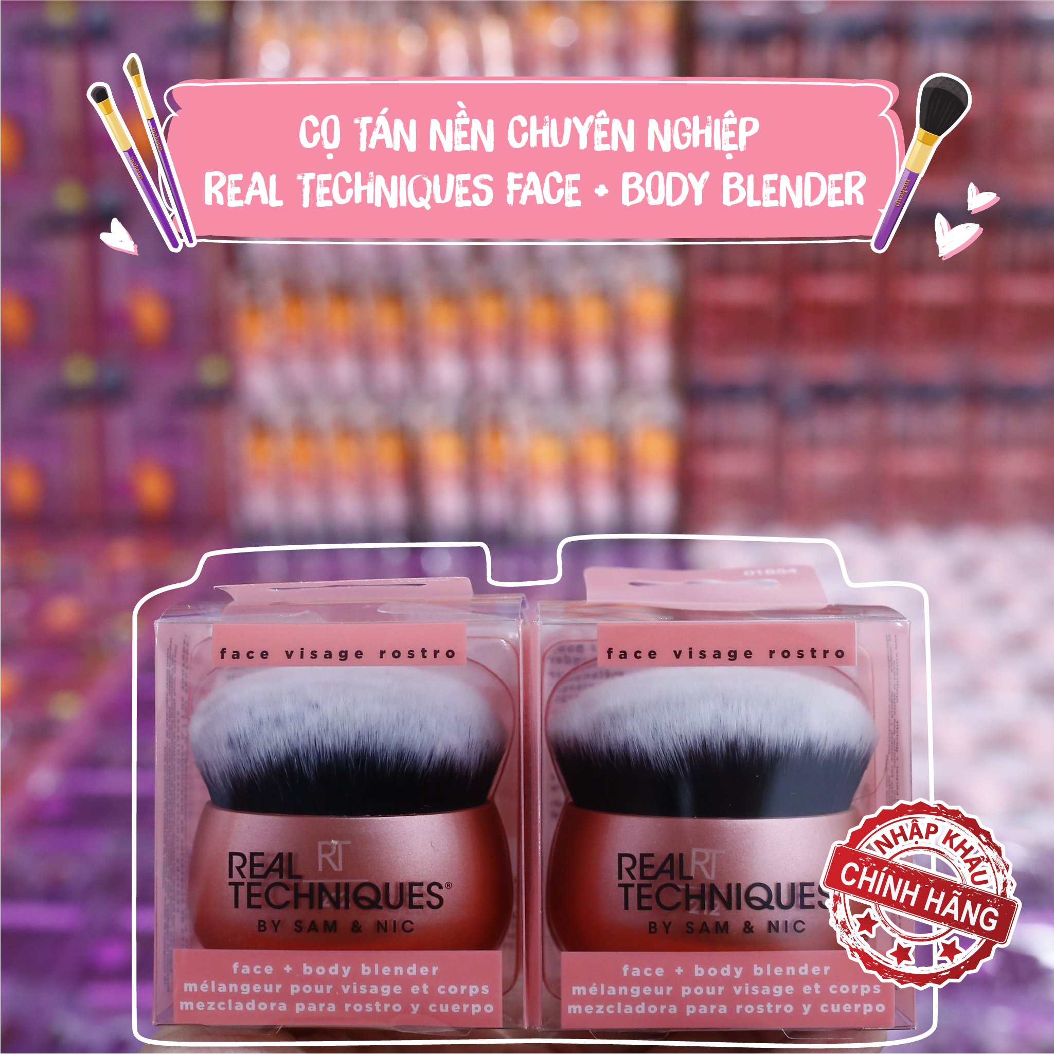 Cọ Tán Nền Real Techniques RT 212 Face + Body Blender