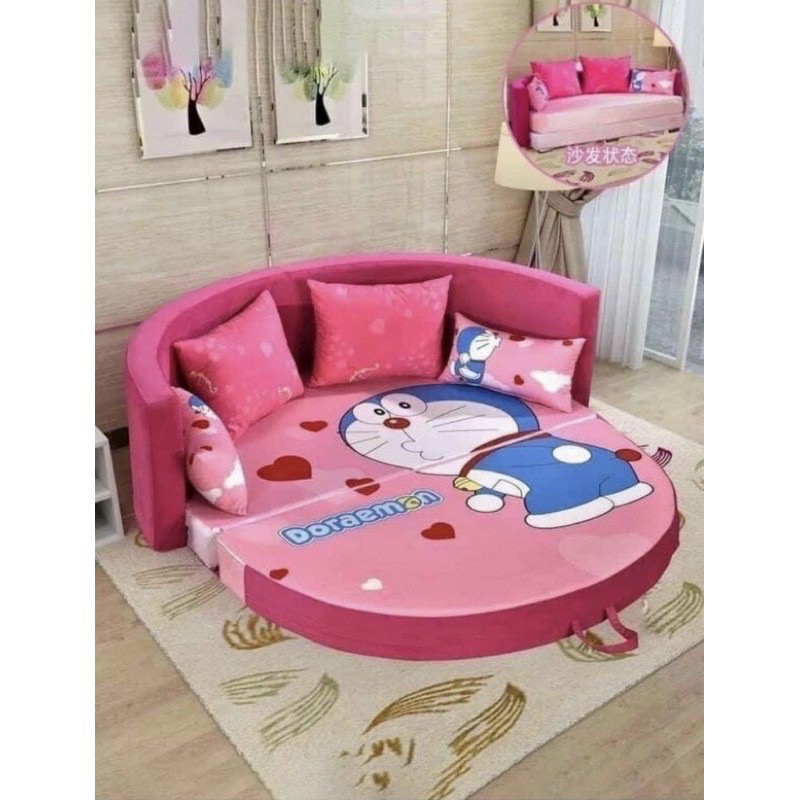 Đệm Sofa Tròn Cao Su Non Gấp Gọn Kt 1M8