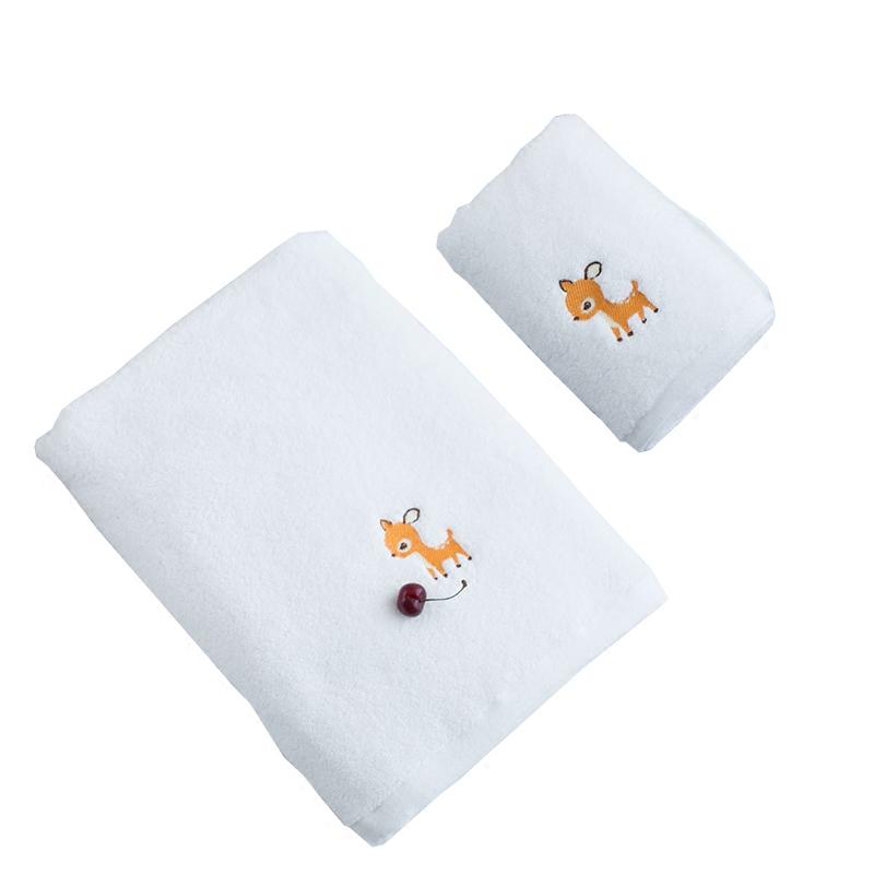 Áo Phông Nam Nghề Thêu Khăn Mặt Người Lớn Trắng 100% Cotton Rửa Đồ Gia Dụng 100% Cotton Khăn Mặt Hút Nước Dày Tắm Khăn Tắm Để Tăng