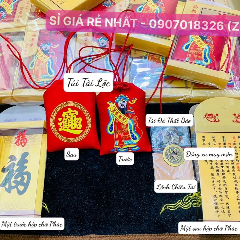 Túi thần tài may mắn , Túi chiêu tài đón lộc