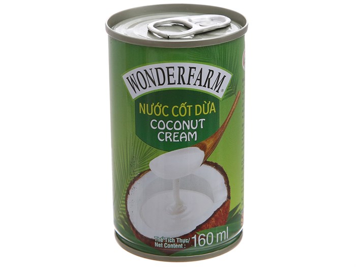 Nước Cốt Dừa Lon Wonder Farm Lon 400ml