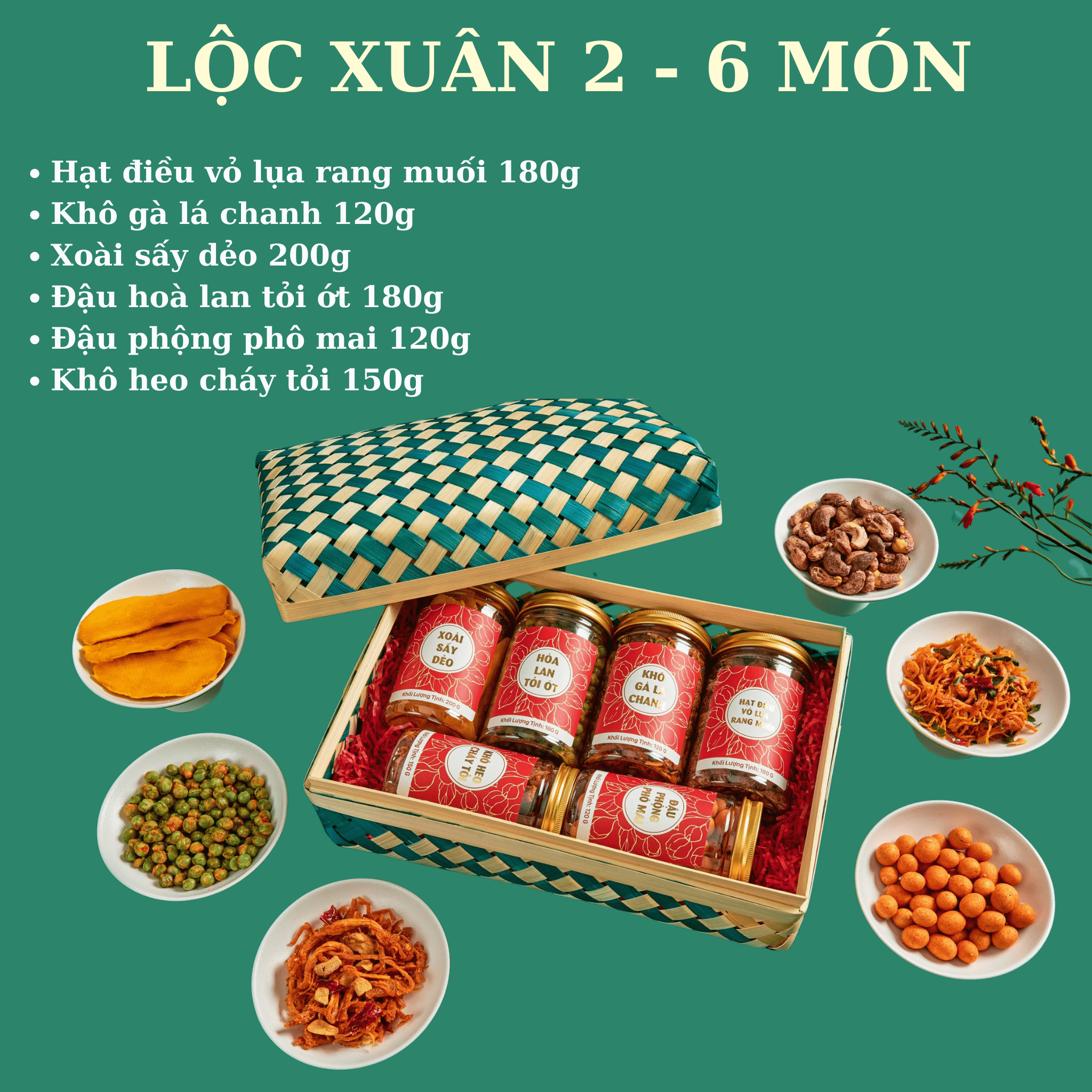 Set mứt tết 2024 cap cấp của NHÀ MỨT