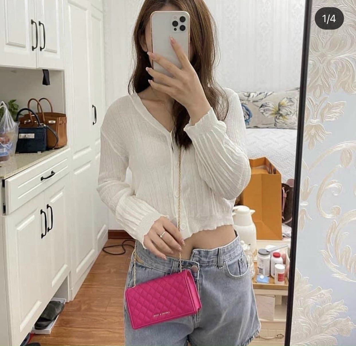 Ví nữ dài ví đeo vai CK6-30680914
