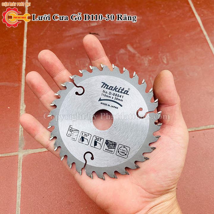Lưỡi Cưa Gỗ D110-Lưỡi Cắt Gỗ Gắn Máy
