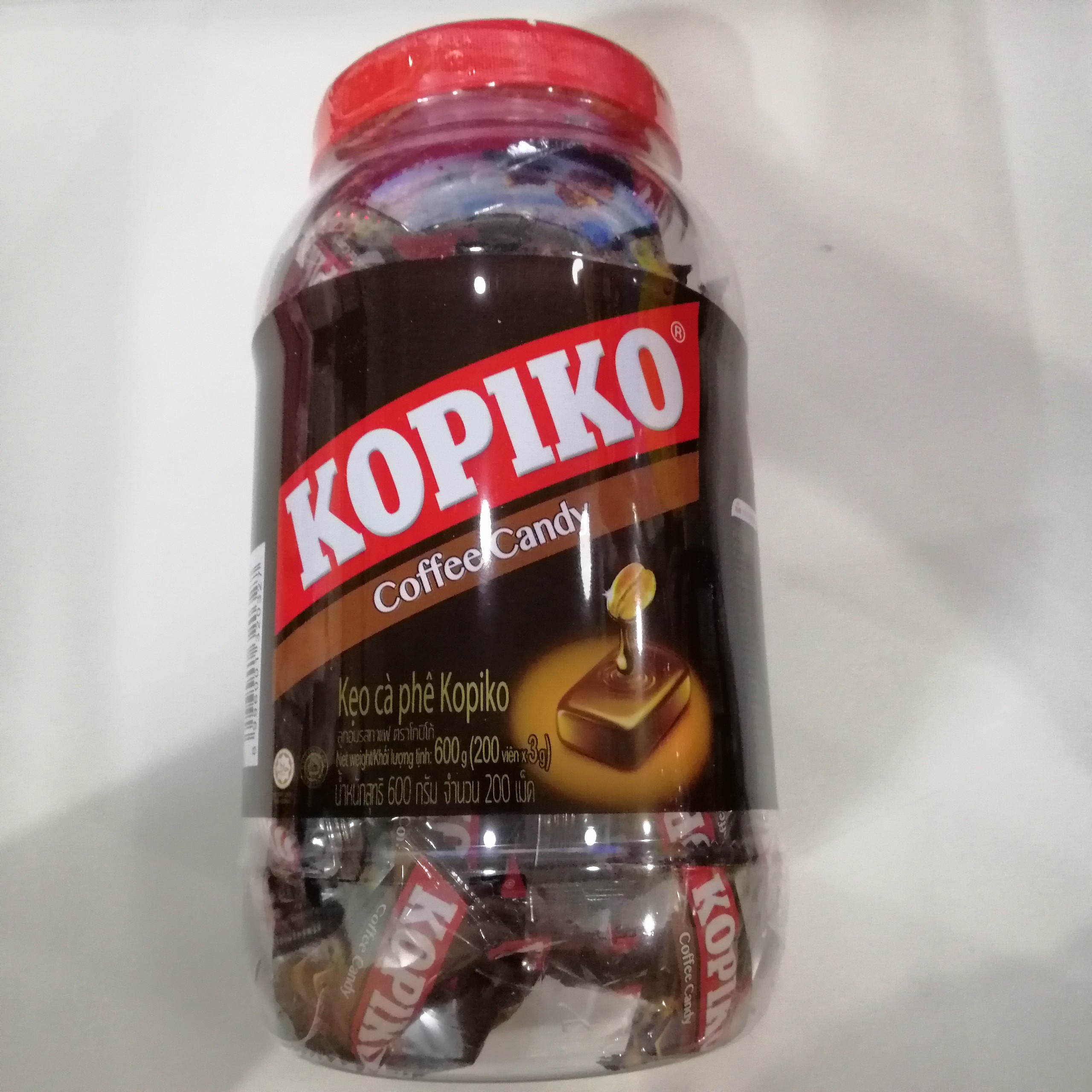 Kẹo Cà Phê Kopiko Coffee Candy (Hủ 560g)