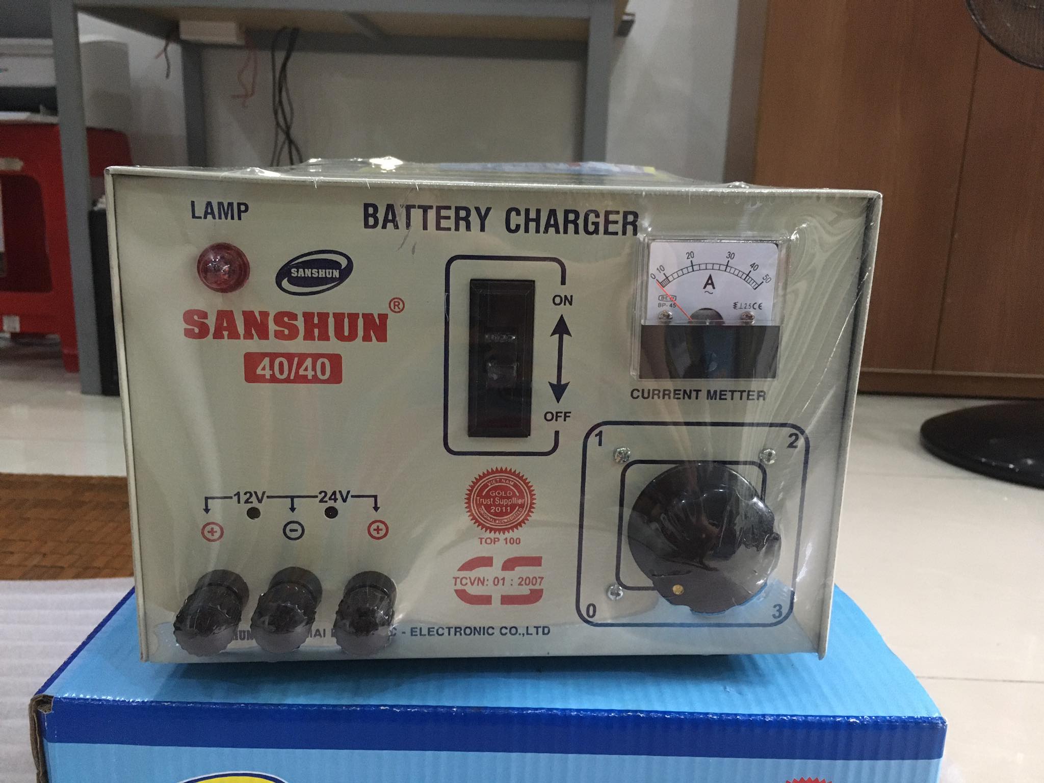 [HCM]Máy sạc bình ắc quy Sanshun 40Ah - 3HT ( bỏ chế độ 6v)