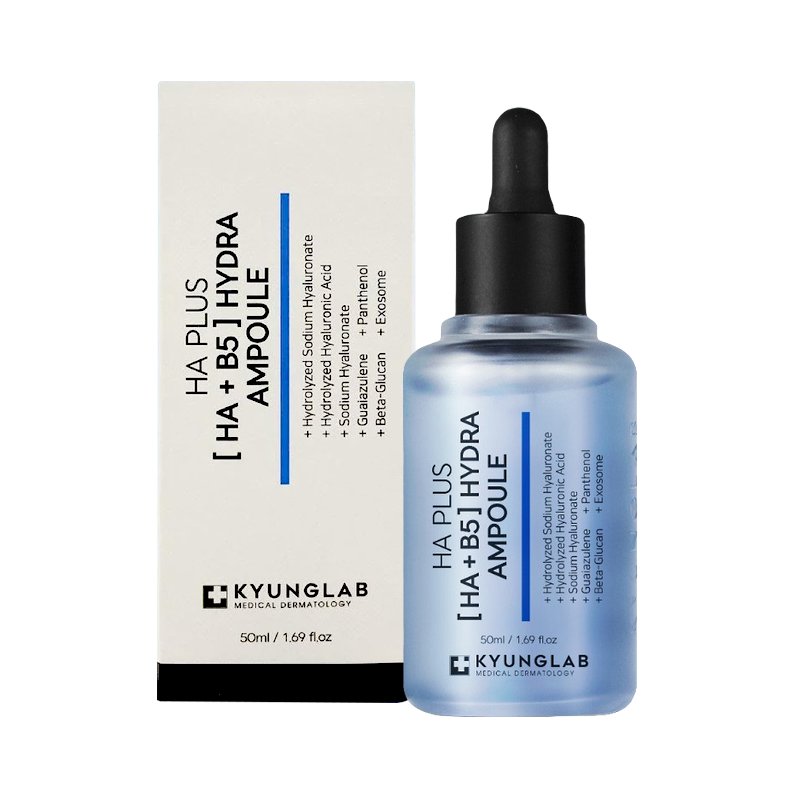 Serum cấp ẩm căng bóng da kyunglab ha + b5 hydra ampoule - 50ml