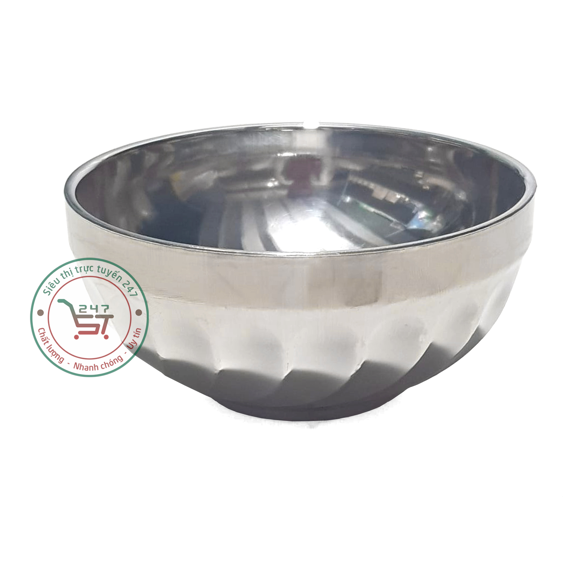 Tô chén bát ăn cơm nấu mì inox 2 lớp giữ nhiệt nhiều khích thước