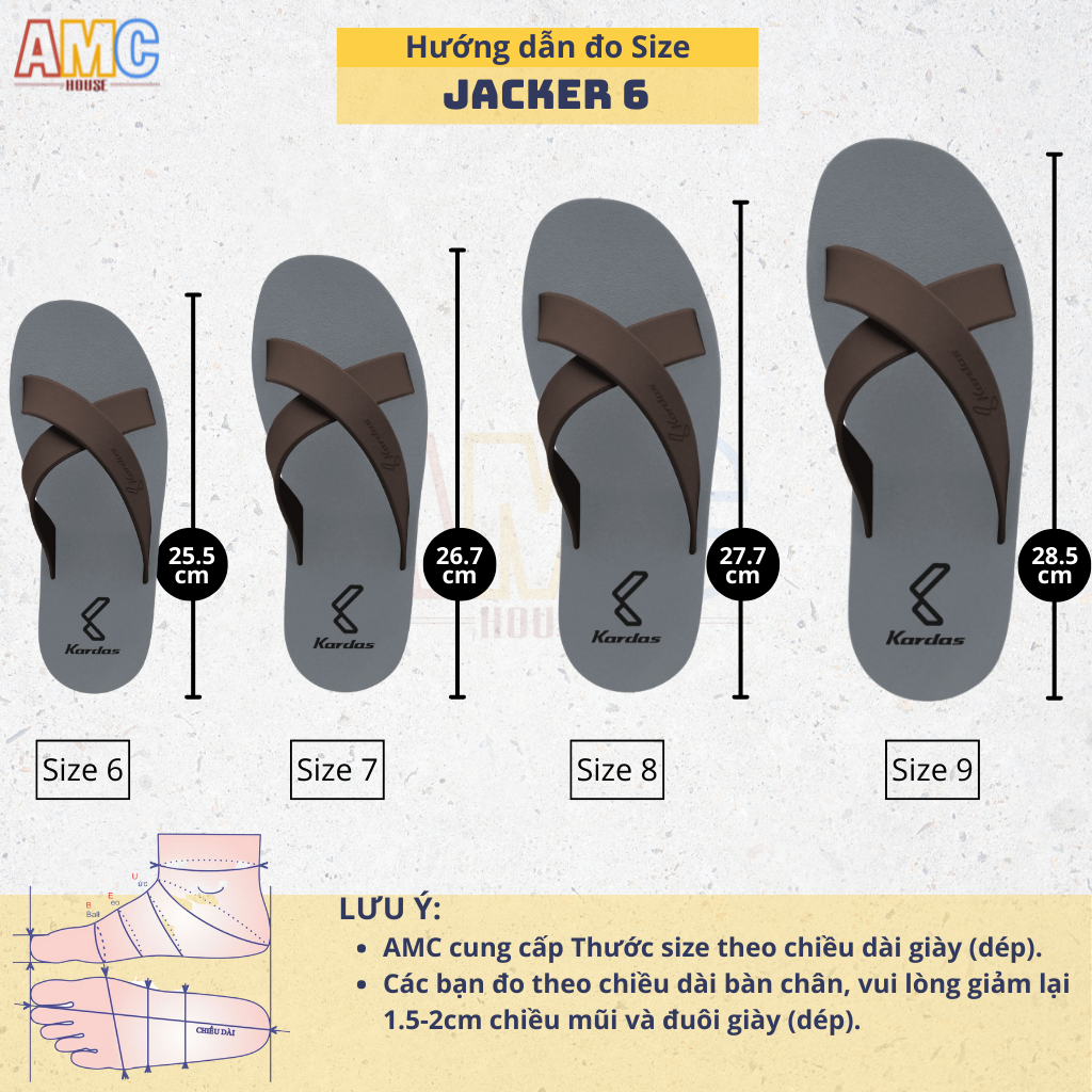 Dép Thái Lan Quai Chéo Cao Su KARDAS - Jacker 6