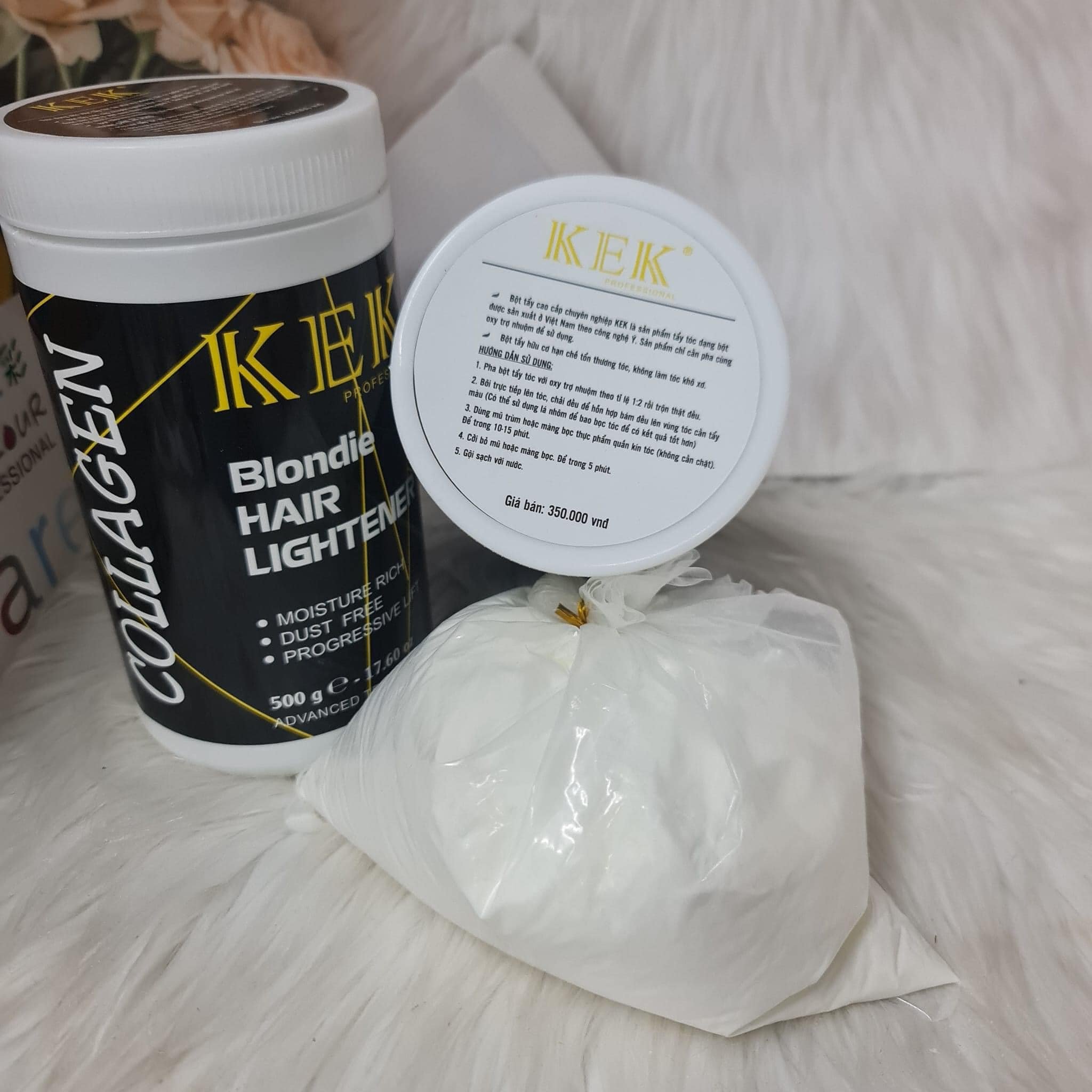 Bột tẩy tóc Collagen KEK 500g