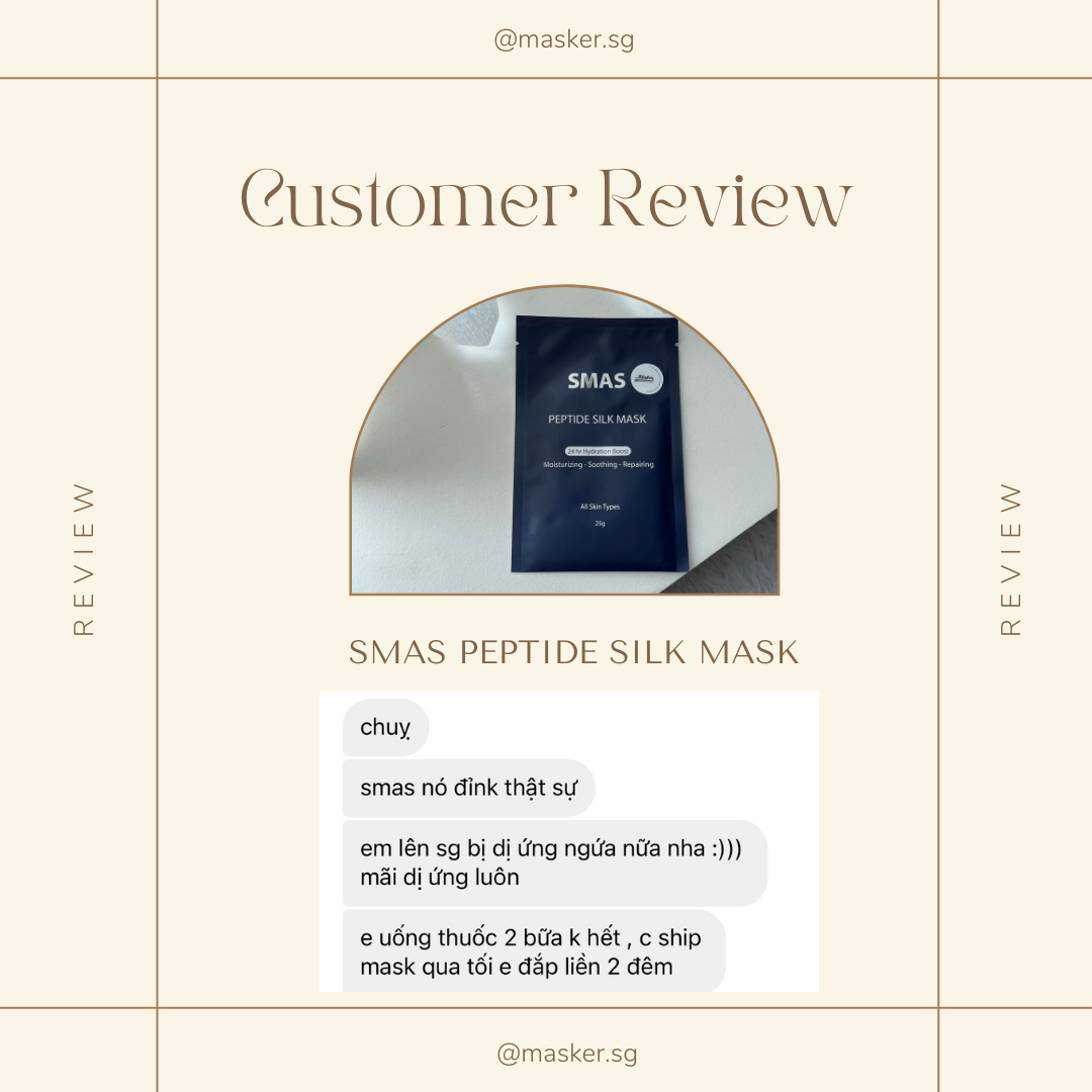 Mặt nạ phục hồi tái tạo da SMAS (set 5 miếng)