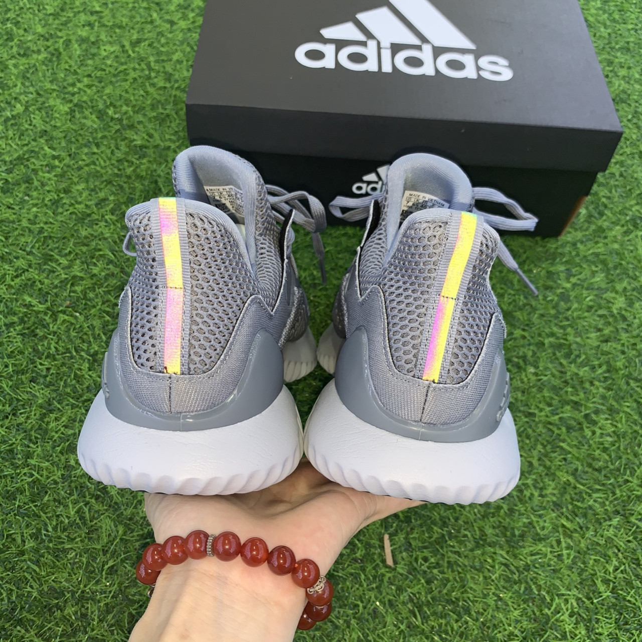 [VIDEO ẢNH+HỘP BẢO VỆ GIÀY] giầy thể thao Alphabounce beyond xám thời trang nam nữ