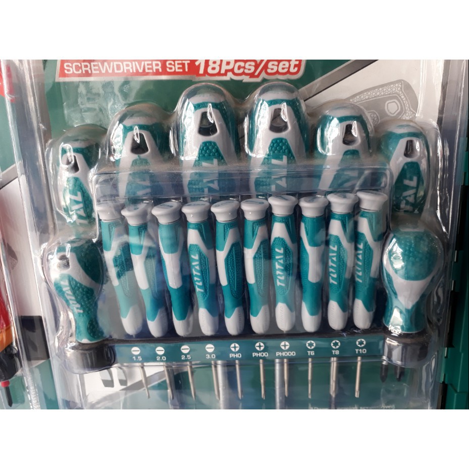 Bộ 18 tua vít Total THT250618