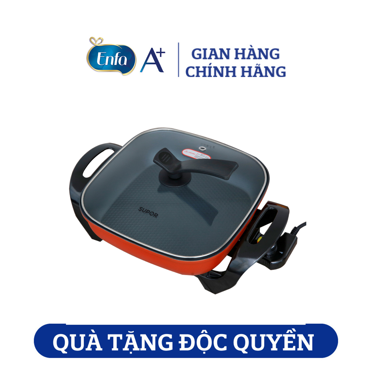 [Quà tặng Enfa] Nồi lẩu điện gia đình Supor