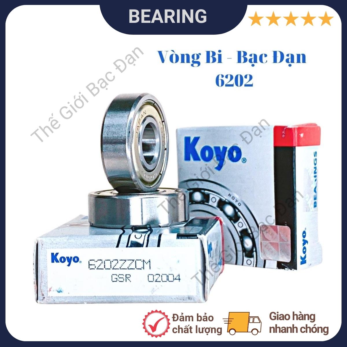 Vòng bi bạc đạn 6202 ZZCM KOYO -Thế Giới Bạc Đạn
