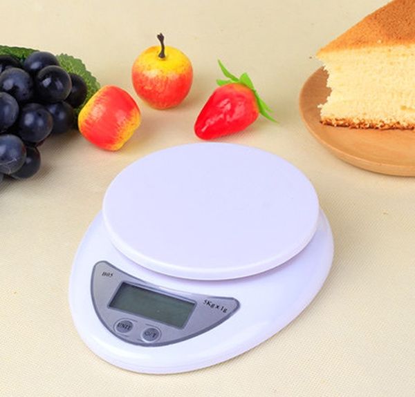 Cân điện tử mini, cân tiểu ly dùng trong nhà bếp loại 5kg