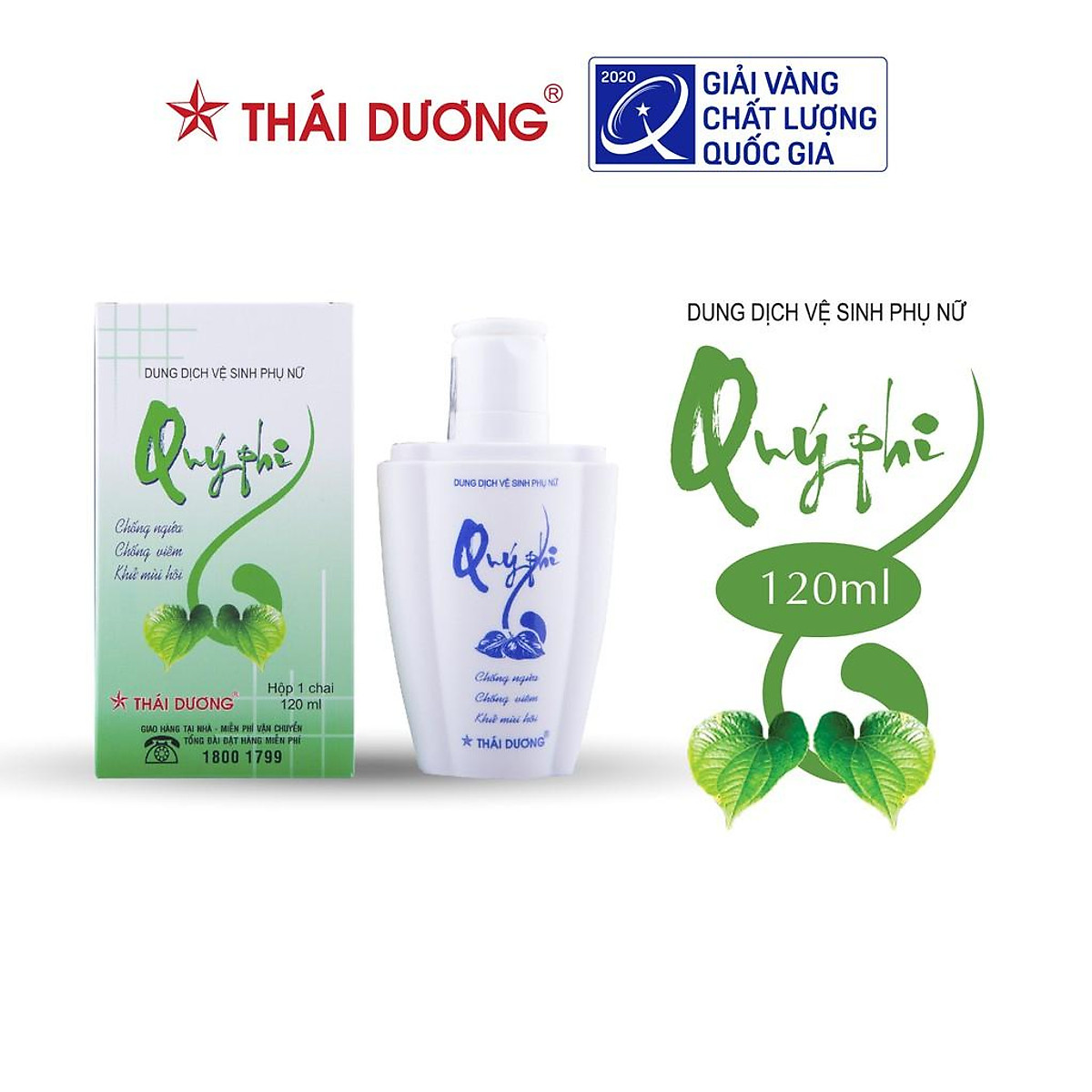 Dung Dịch Vệ Sinh Phụ Nữ Quý Phi Sao Thái Dương 120Ml