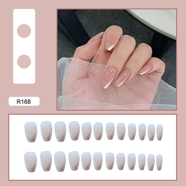 [Hàng Tặng - Không bán] Set 24 Móng giả ❤️ Tặng Chai Keo Dán Móng