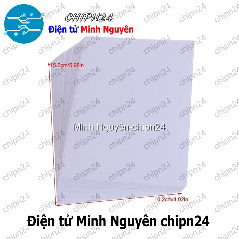 [4 tờ] Giấy in mạch, Giấy ủi mạch (Giấy in ảnh) - HH000573