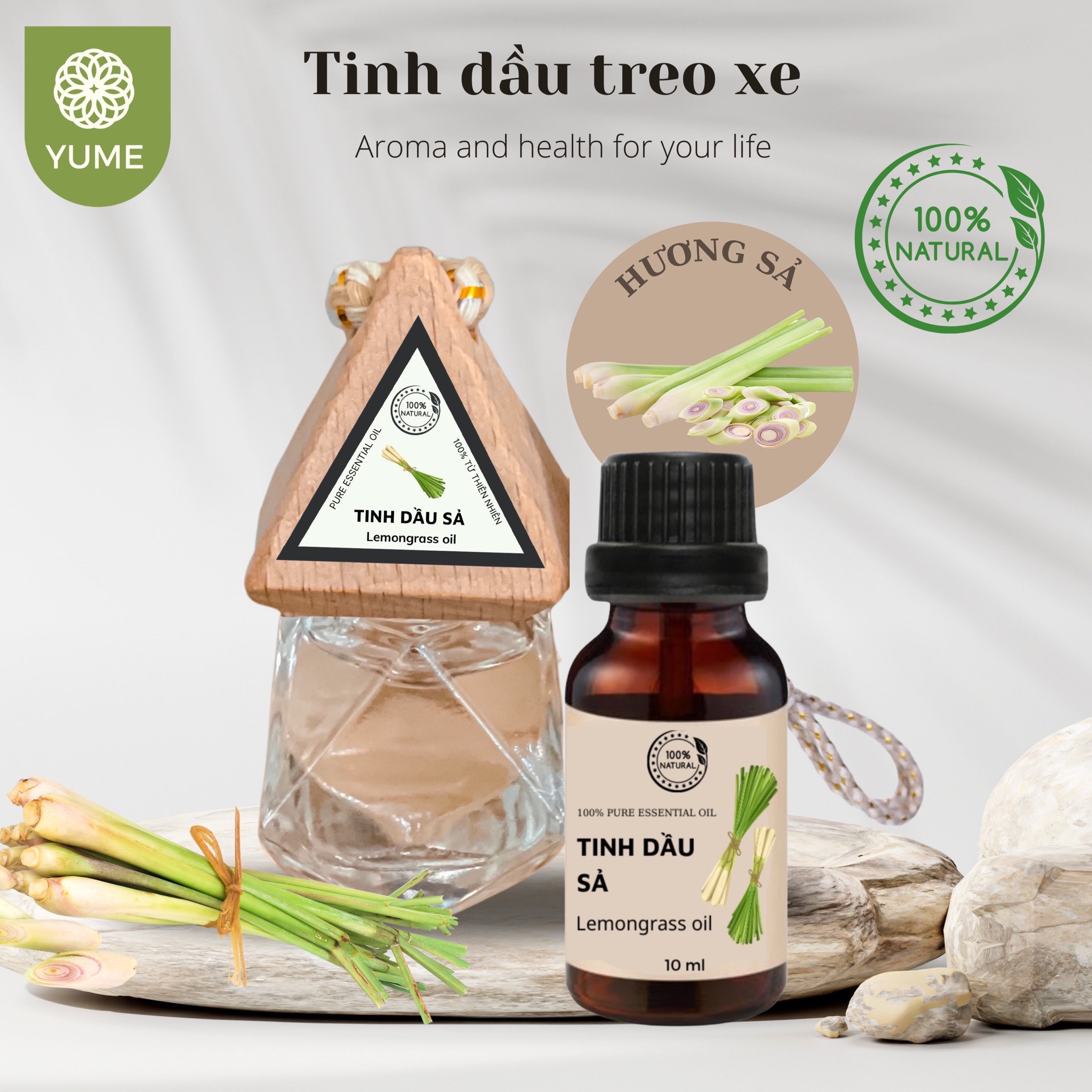 Tặng 1 chai tinh dầu 10ml tinh dầu treo tinh dầu thiên nhiên tinh dầu khuếch tán xông tinh dầu