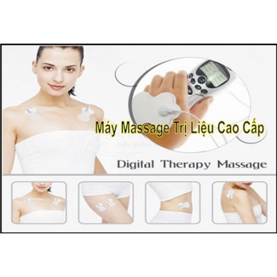 Máy mát xa châm cứu đấm bóp, Máy mát xa (massage) điện châm trị liệu châm cứu 4 miếng dán