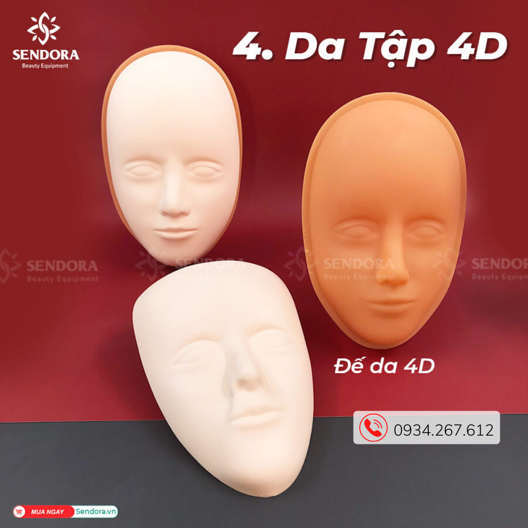Đế da 3D tập phun xăm thẩm mỹ