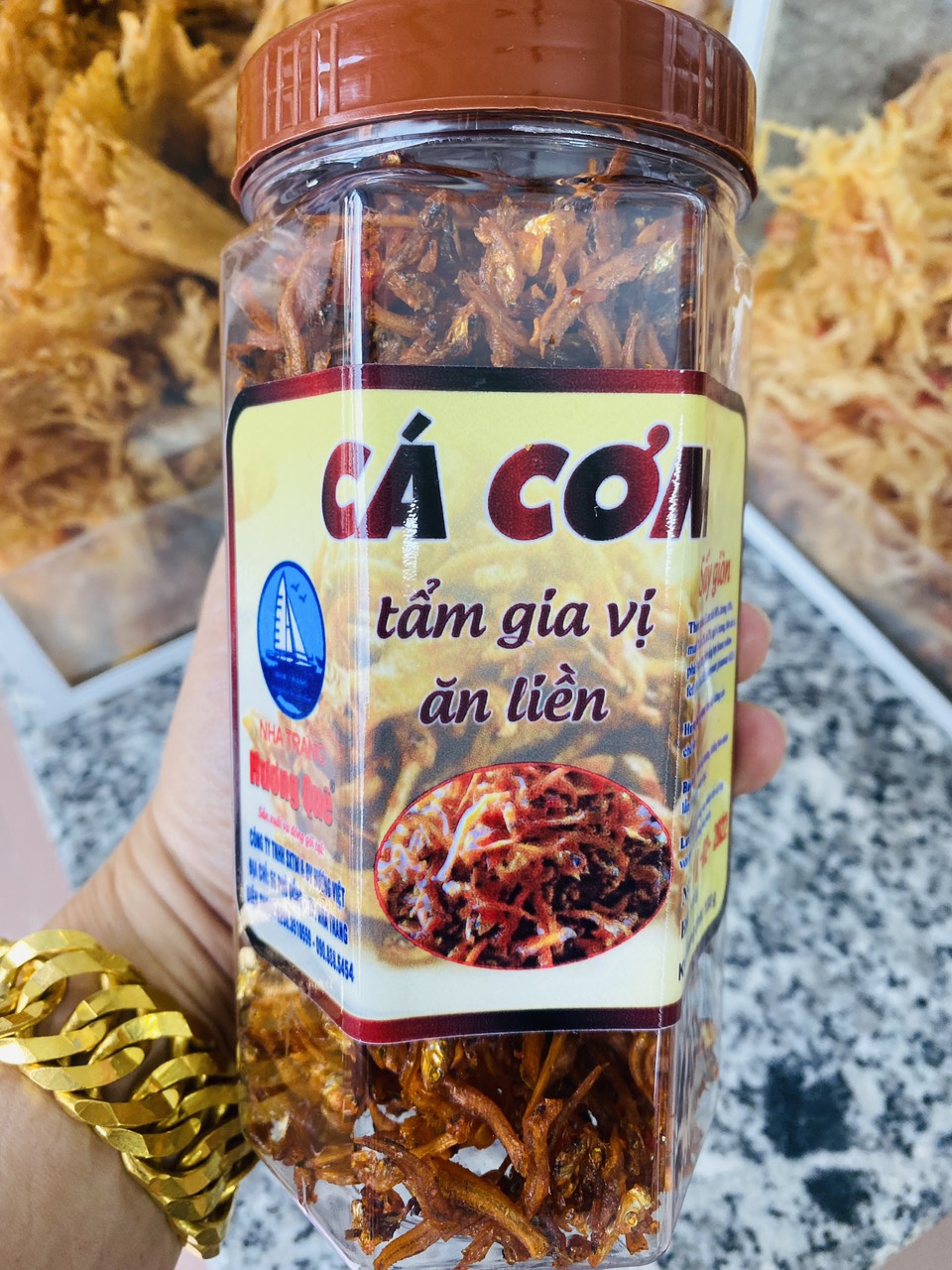 Cá cơm sấy hương quê