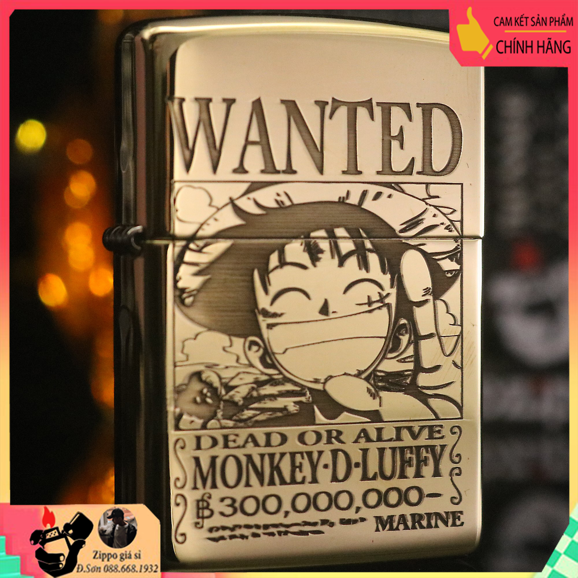 Hộp Quẹt Zippo Bản đồng Bong Luffy One Piece Lazada Vn
