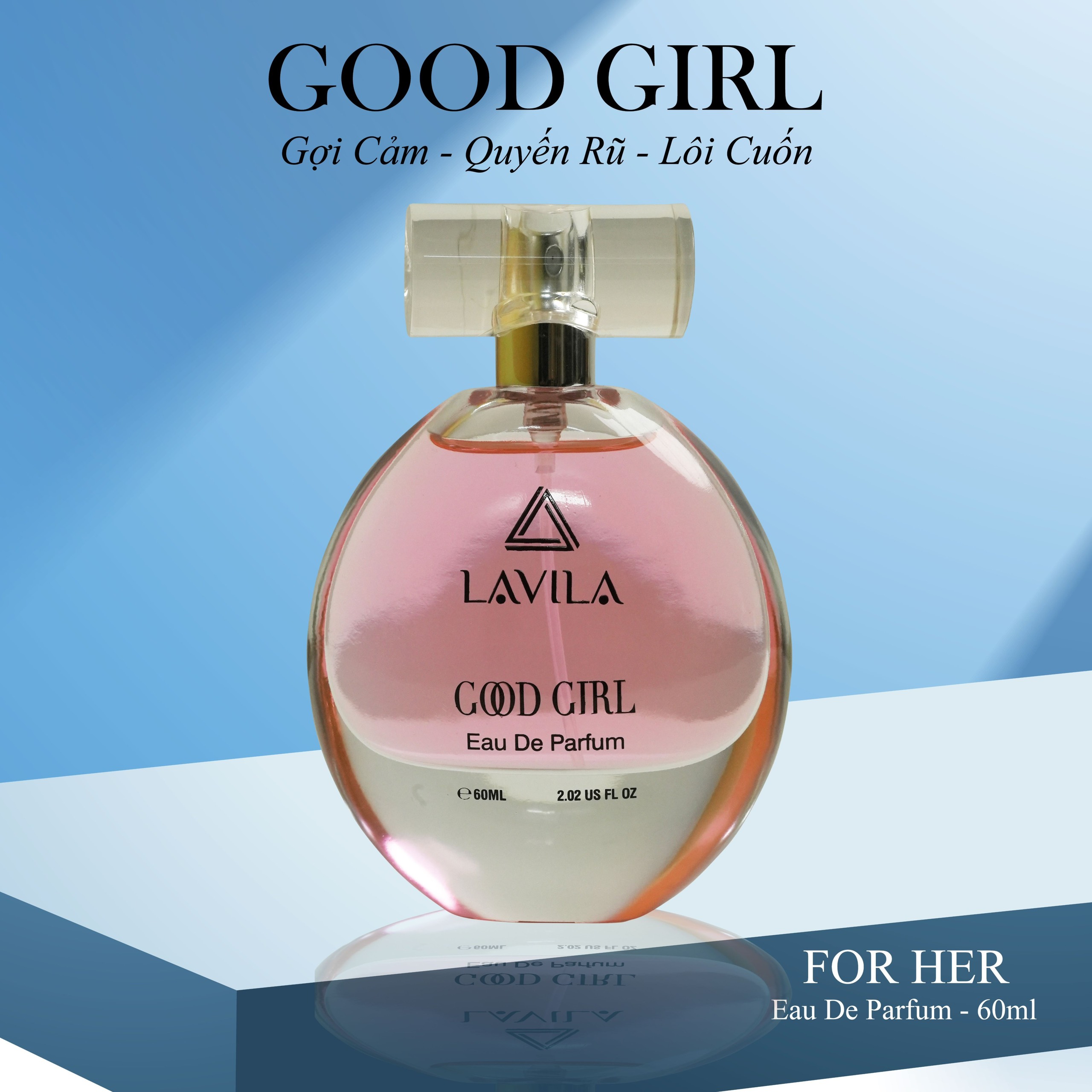 Nước hoa nữ lavila good girl edp 60ml - tặng nước hoa 12ml