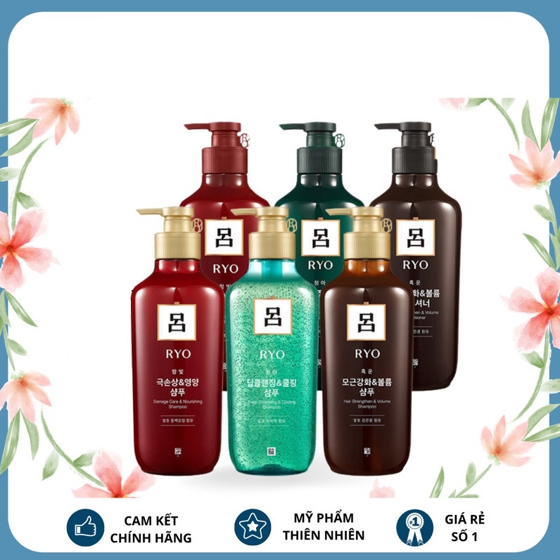 Dầu gội và dầu xả Ryo Hàn Quốc 500ml