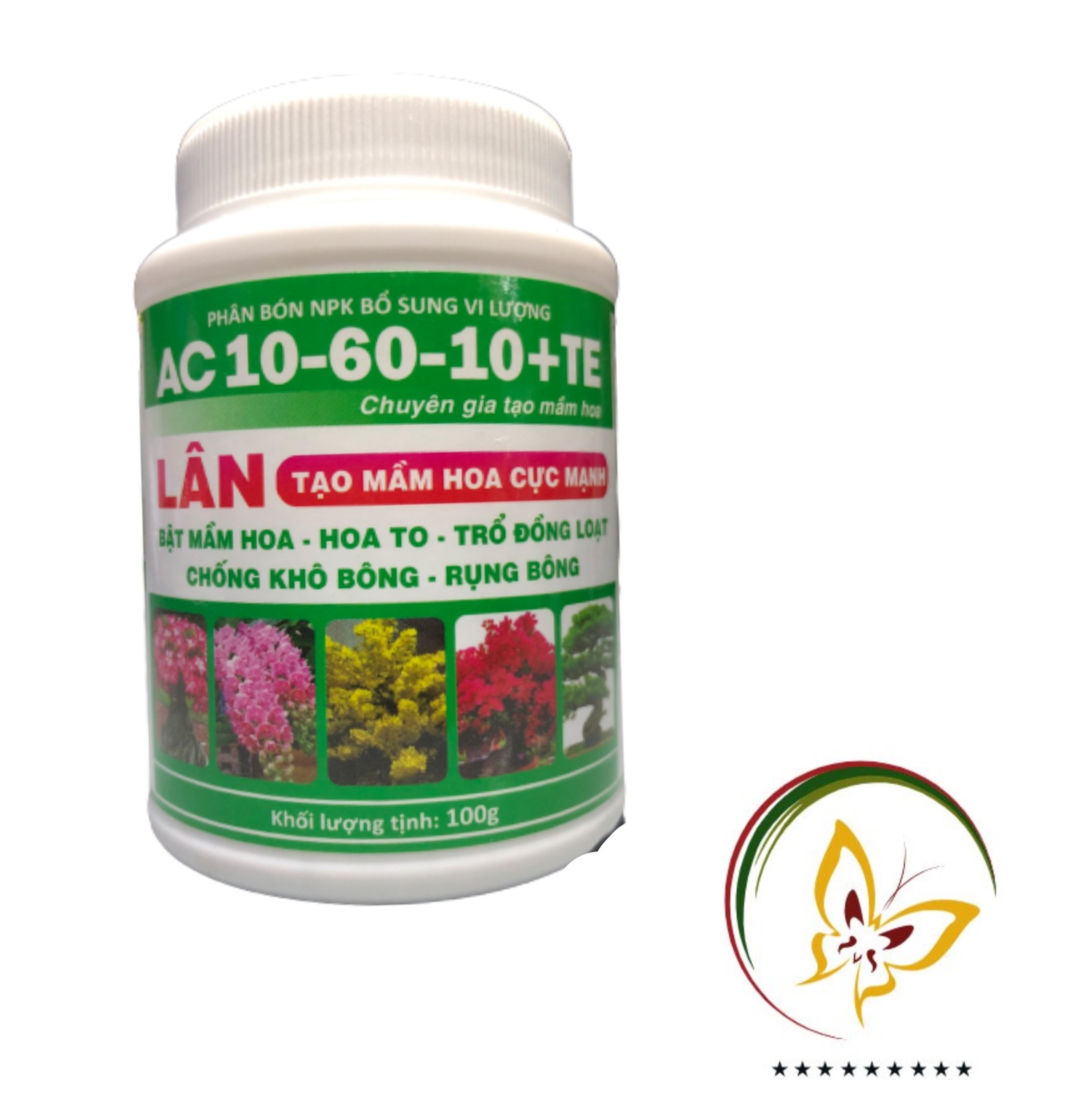 Phân bón siêu lân ac 10-60-10 + te - #021a# 100g