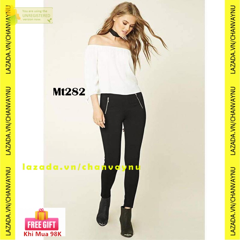 Quần Legging Túi Dây Kéo Mt282 sành điệu chanvaynu