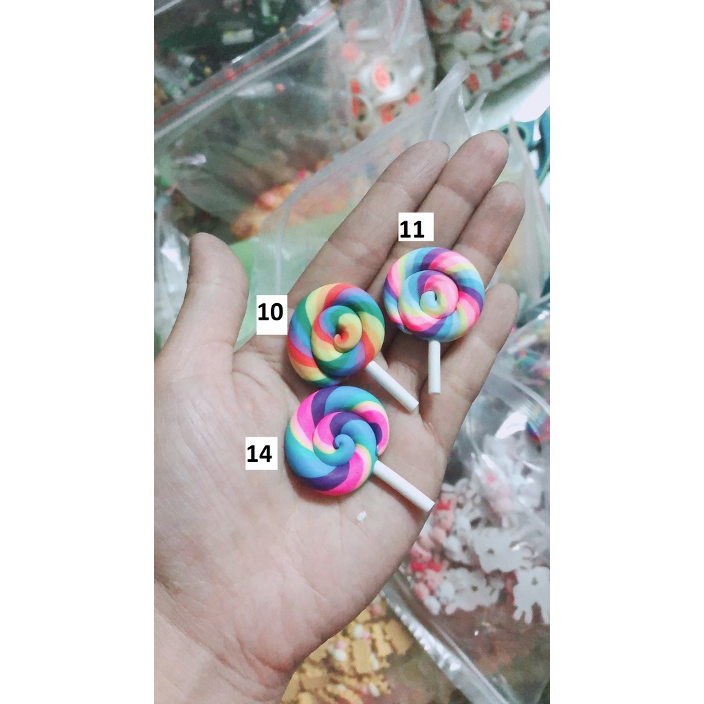 [HCM]Mô Hình Kẹo Mút Lollipop Charm Slime [1 cái ]