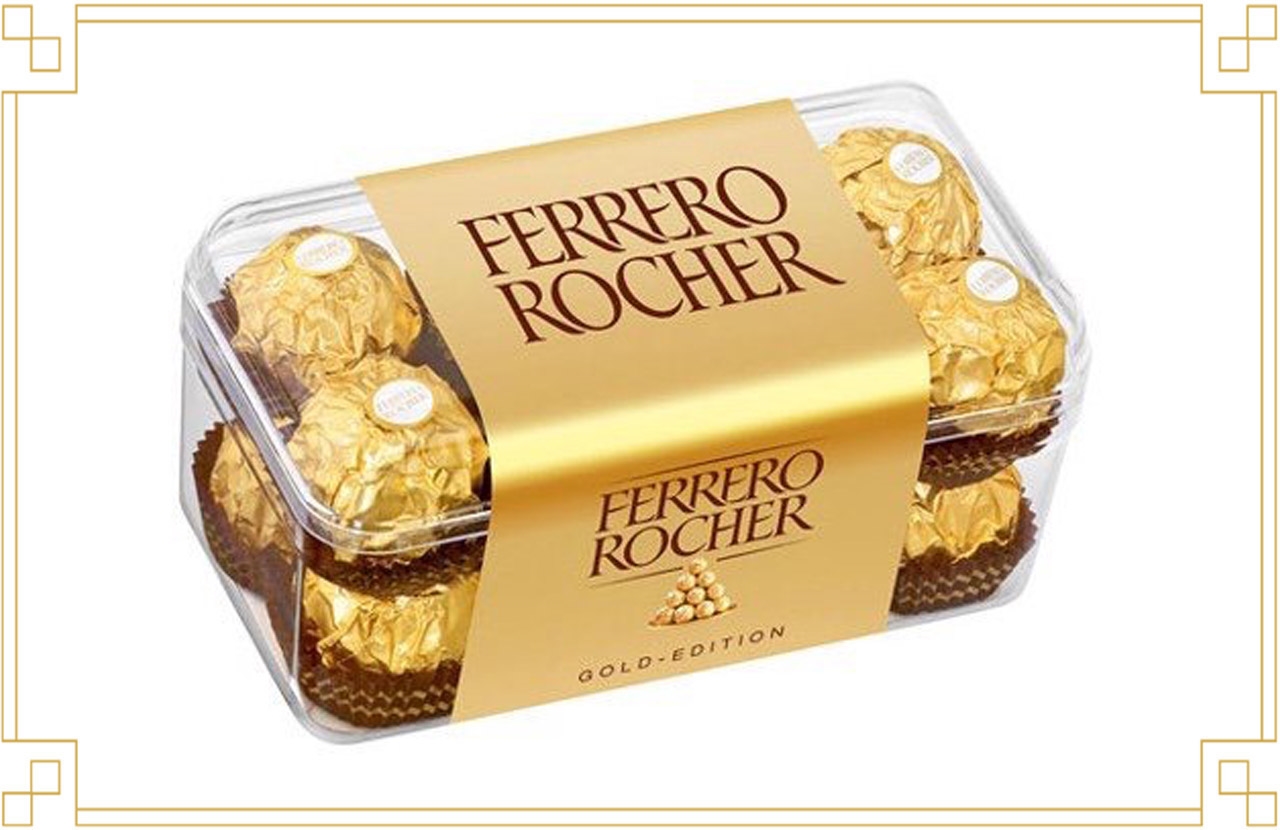 Hộp kẹo chocolate ferrero rocher 16 viên