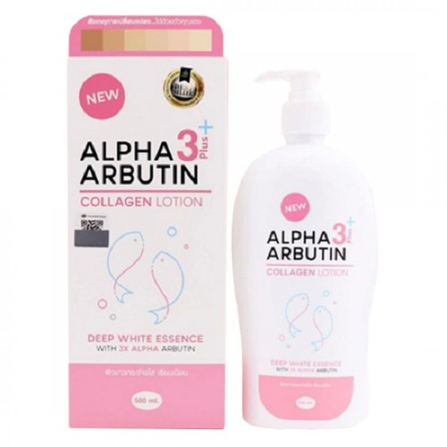 Sữa dưỡng thể Alpha Arbutin Collagen Lotion 3 Plus thái lan