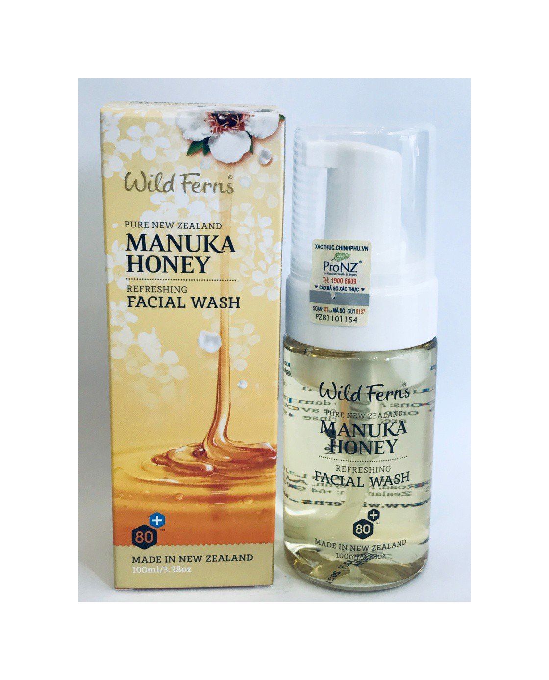 MNFW: SỮA RỬA MẶT MẬT ONG MANUKA, 100ML