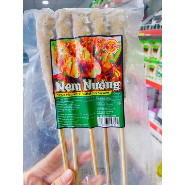 (shop có hỗ trợ đóng hàng) NEM NƯỚNG ÂU LẠC CHAY 150g